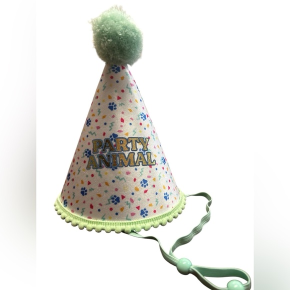 DOG 🐶 3-pc Birthday Bundle:Party Animal Hat🎉,Birthday Toy, & Paw 🐾 Cleaner, NWOT - Picture 3 of 5